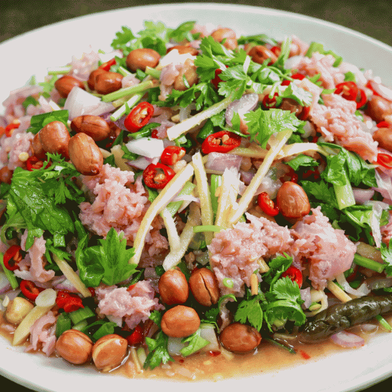 ยำแหนมสด